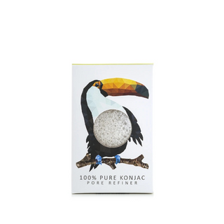 100% PURE KONJAC MINI PORE REFINER RAINFOREST TOUCAN - Realness of Beauty